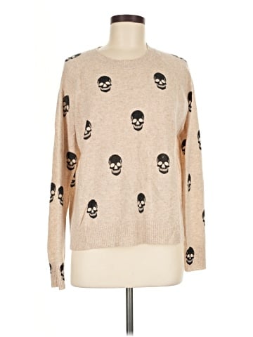 Aqua Cashmere Pullover Sweater (view 1)