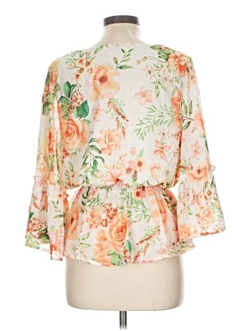 Flying Tomato 3/4 Sleeve Blouse (view 2)