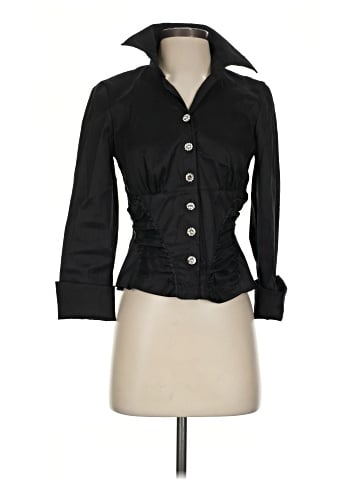 Cachet 3/4 Sleeve Button-Down Shirt (view 1)