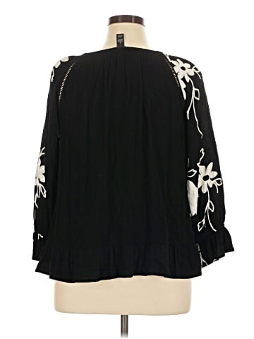 INC International Concepts 3/4 Sleeve Blouse (view 2)