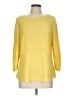 Talbots 100% Cotton Yellow Pullover Sweater Size L - photo 1