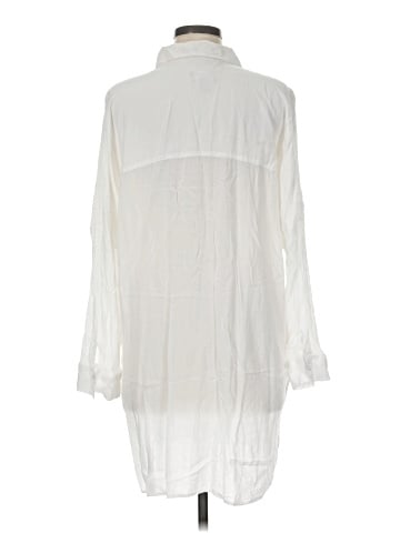 Lands' End 3/4 Sleeve Button-Down Shirt (view 2)