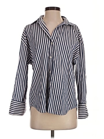 Zara Long Sleeve Button-Down Shirt (view 1)