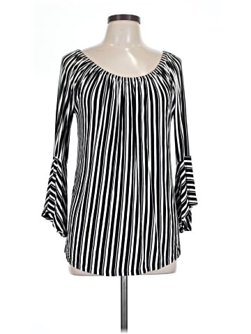 Cable & Gauge 3/4 Sleeve Blouse (view 1)