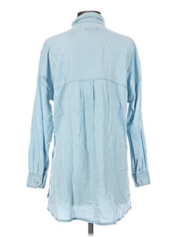 Democracy Long Sleeve Button-Down Shirt (view 2)