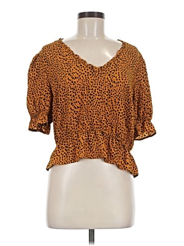 Topshop Short Sleeve Blouse (view 1)