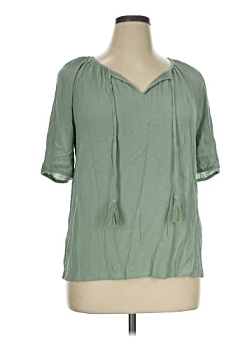 Style&Co Short Sleeve Blouse (view 1)