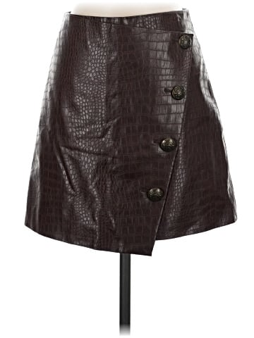 Veronica Beard Faux Leather Skirt (view 1)