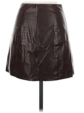 Veronica Beard Faux Leather Skirt (view 2)