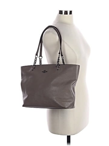 Coach Leather Tote (view 2)