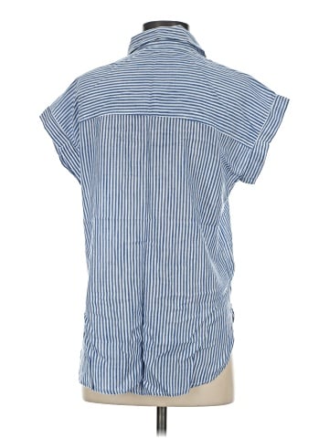 New Directions Short Sleeve Button-Down Shirt (view 2)