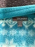 T by Talbots 100% Polyester Print Teal Track Jacket Size L (petite) - photo 6