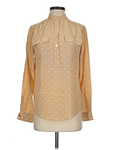 C. Wonder Long Sleeve Silk Top (view 1)
