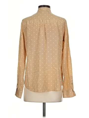 C. Wonder Long Sleeve Silk Top (view 2)