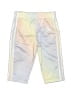 Adidas 100% Polyester Color Block Silver Track Pants 3-6 MO / 6 MO - photo 1