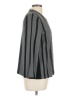 MING WANG Chevron-herringbone Gray Blazer Size L - photo 4