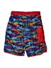 Lands' End 100% Polyester Camo Red Board Shorts Size 10 - photo 2