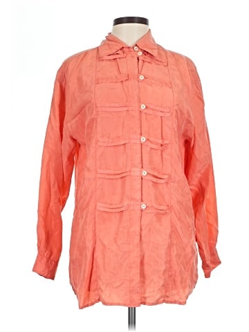 Hype 3/4 Sleeve Silk Top (view 1)