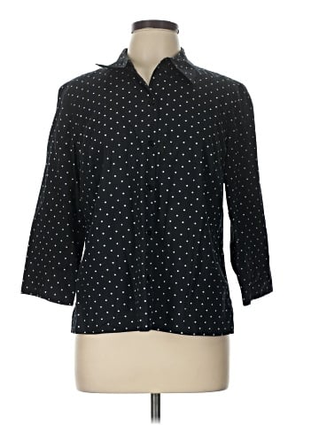Style&Co 3/4 Sleeve Button-Down Shirt (view 1)
