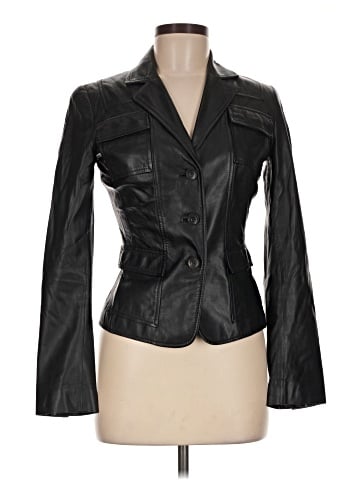 Elie Tahari Leather Jacket (view 1)