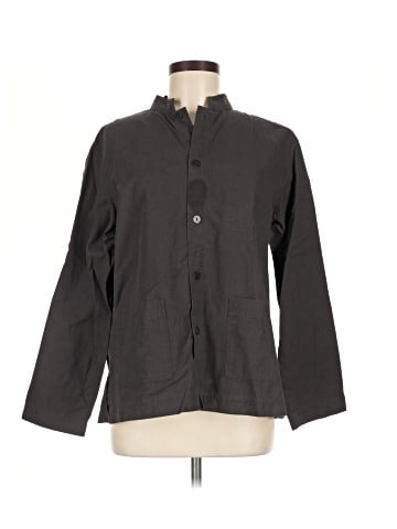 Eileen Fisher 3/4 Sleeve Button-Down Shirt (view 1)