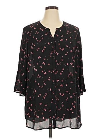Catherines 3/4 Sleeve Blouse (view 1)