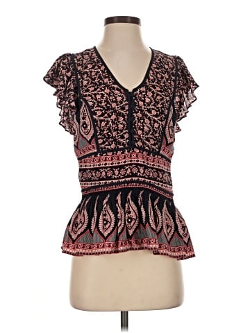 Sea New York Short Sleeve Silk Top (view 1)