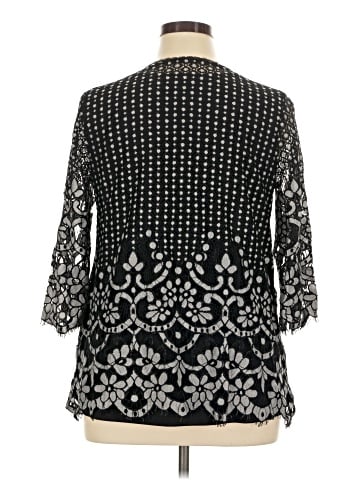 Isaac Mizrahi LIVE! 3/4 Sleeve Top (view 2)