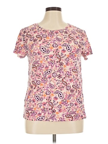 Ann Taylor LOFT Outlet Short Sleeve T-Shirt (view 1)