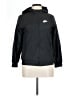 Nike 100% Polyester Black Track Jacket Size L - photo 1
