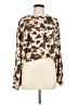 Audrey 3+1 Camo Brown Pullover Sweater Size M - photo 1