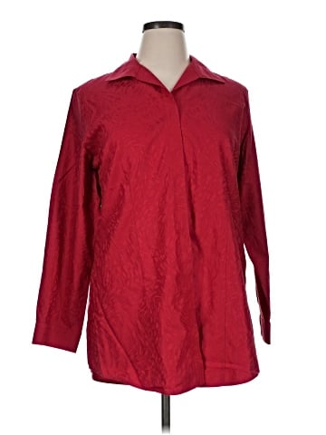 Chico's 3/4 Sleeve Button-Down Shirt (view 1)