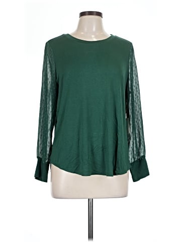 Skies Are Blue Long Sleeve Blouse (view 1)