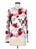 Assorted Brands 100% Polyester Floral White Track Jacket Size M - photo 1