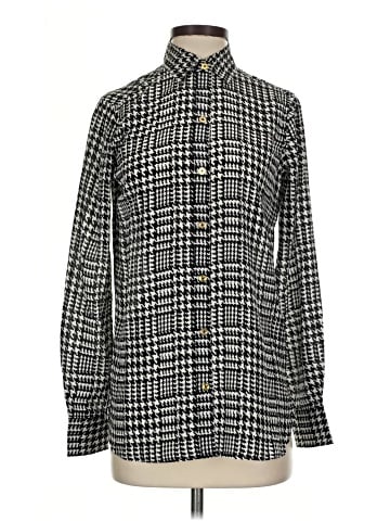C. Wonder Long Sleeve Silk Top (view 1)