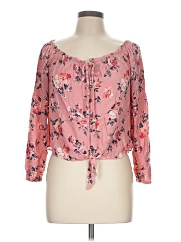 Jolt 3/4 Sleeve Blouse (view 1)