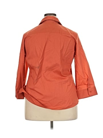 Foxcroft 3/4 Sleeve Button-Down Shirt (view 2)