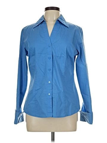 Worthington Long Sleeve Button-Down Shirt (view 1)