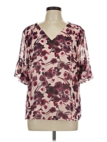 Calvin Klein Short Sleeve Blouse (view 1)
