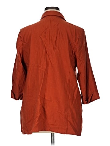 Maurices 3/4 Sleeve Button-Down Shirt (view 2)