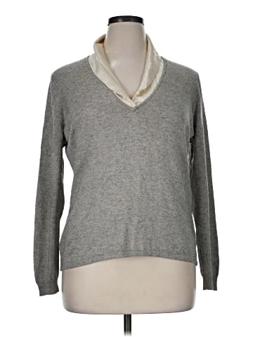 Lauren by Ralph Lauren Silk Pullover Sweater (view 1)