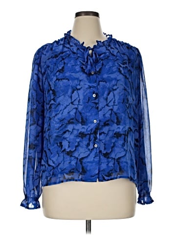 Halogen Long Sleeve Blouse (view 1)
