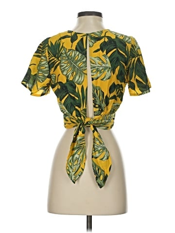 Moon River Short Sleeve Blouse (view 2)