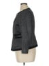 Anne Klein 100% Polyester Chevron-herringbone Gray Jacket Size 14 (petite) - photo 5