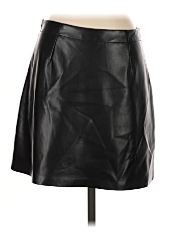 Z Supply Faux Leather Skirt (view 2)