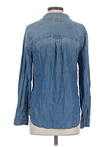 American Eagle Outfitters Long Sleeve Button-Down Shirt (view 2)