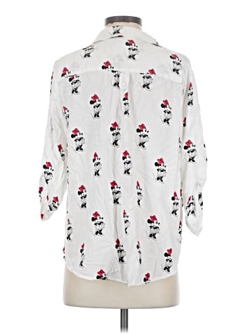 Disney 3/4 Sleeve Button-Down Shirt (view 2)