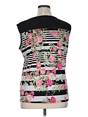 Roz & Ali Sleeveless Blouse (view 2)