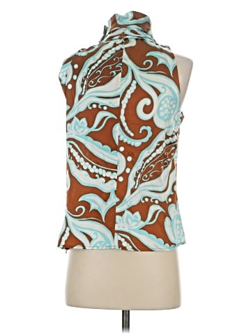 Eccoci Sleeveless Silk Top (view 2)