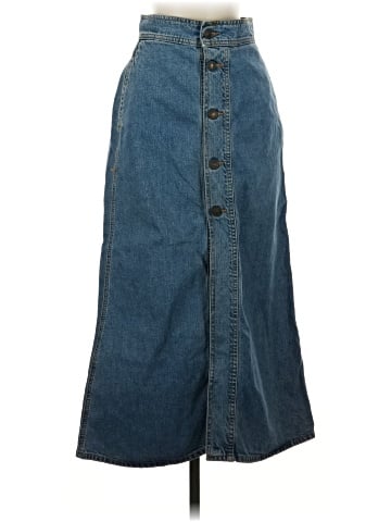 Zara Denim Skirt (view 1)